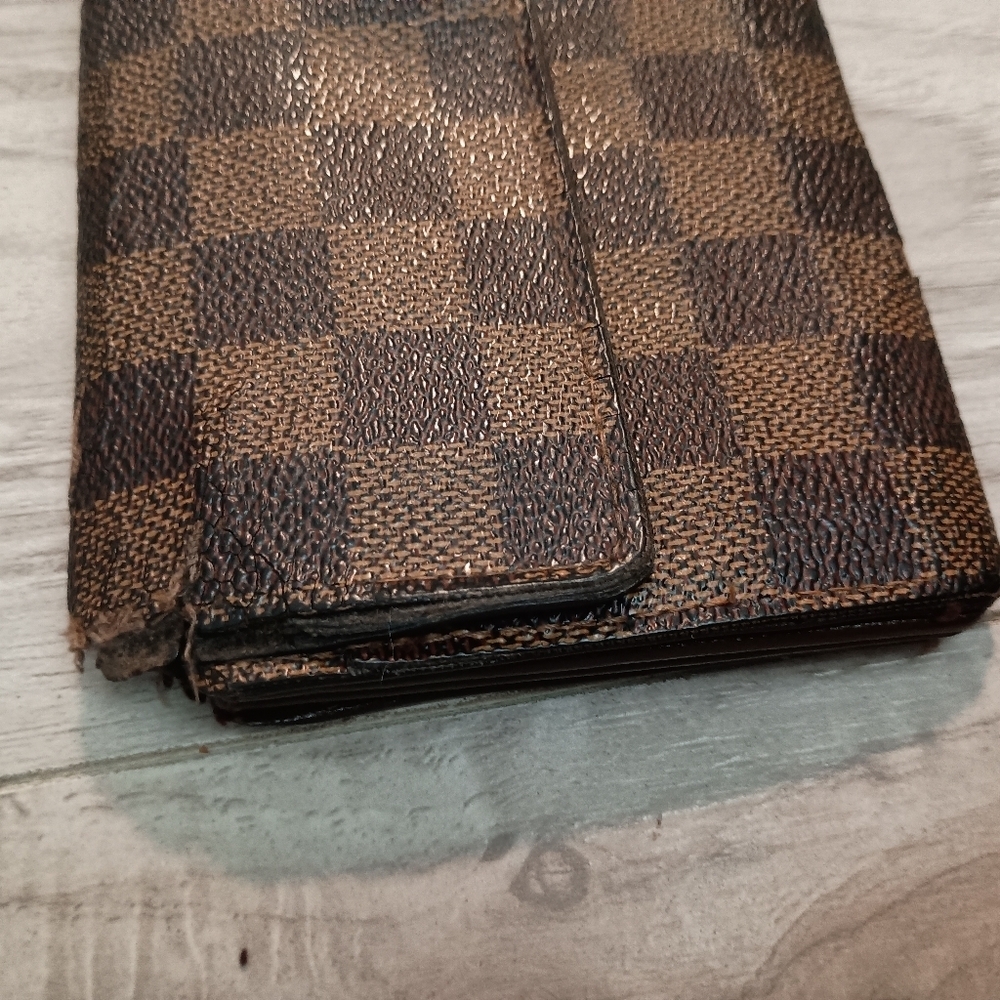 Louis Vuitton Portefeuille Sarah Long Bifold Damier Wallet Checkerboar - Picture 2 of 13